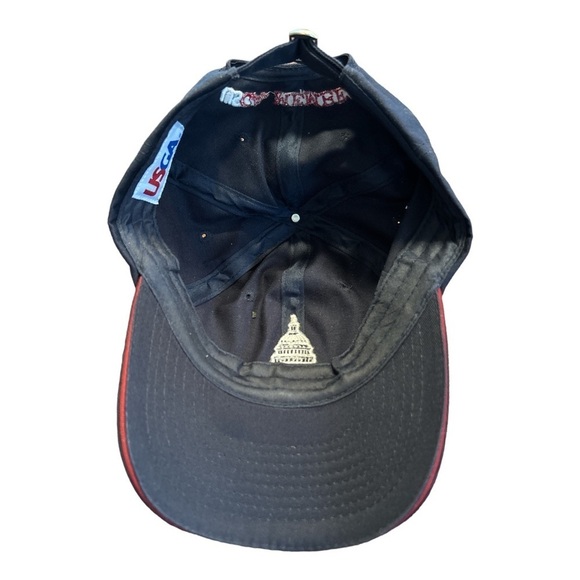 US Open Golf Hat Cap 2011 Congressional 111th USGA Member Adjustable Navy Blue - Picture 6 of 9